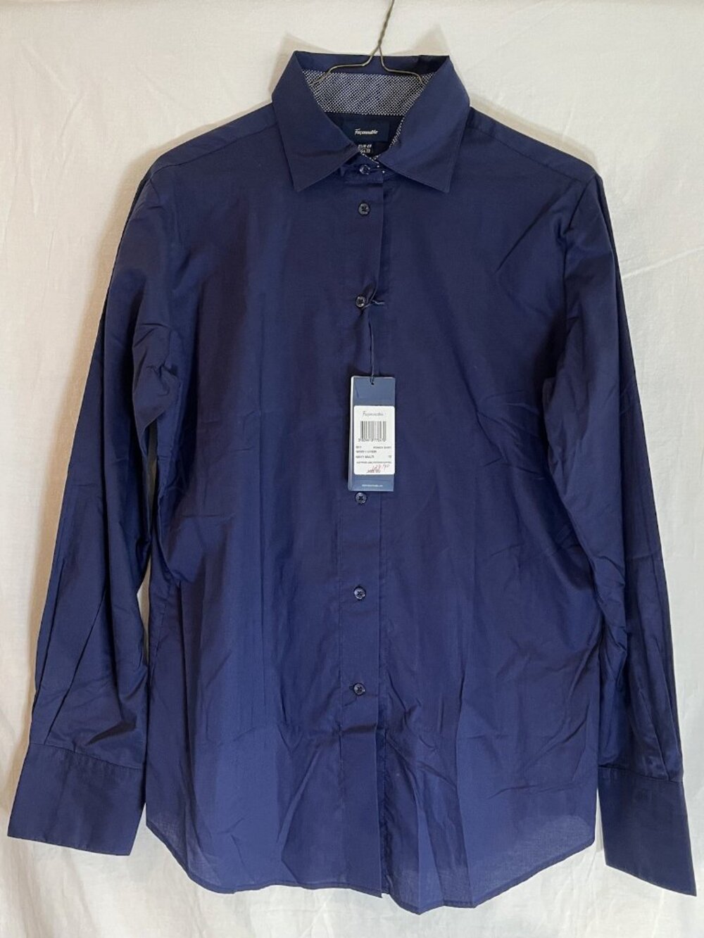 Faconnable Woman's Designer Button down shirt Sz 12 NWT